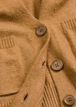 bonprix Bekleidung·Umstandsmode|Strickmode^Oversize-Strickjacke haselnuss