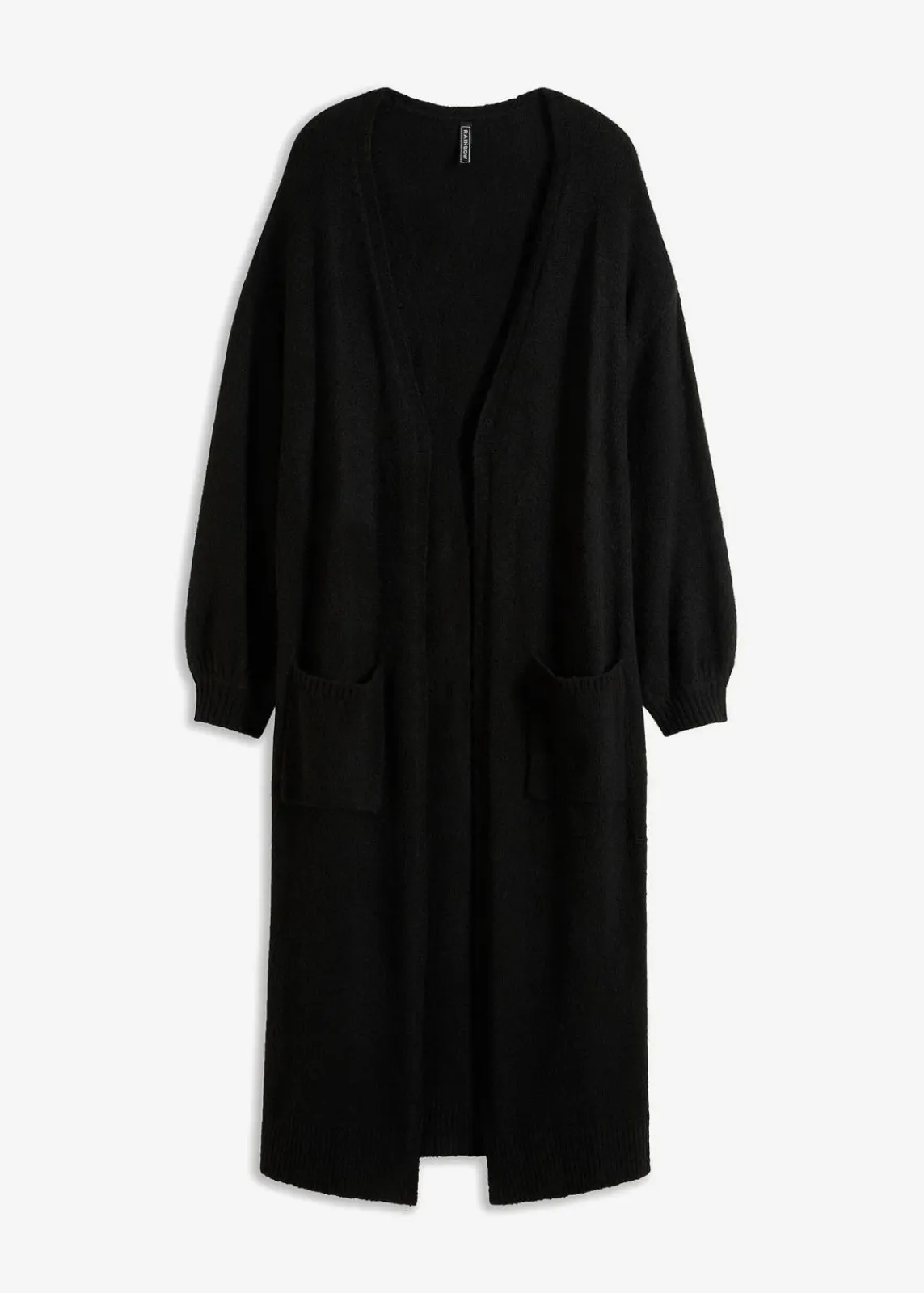 bonprix Bekleidung·Umstandsmode|Bekleidung·Jeans^Oversize-Strickjacke in Midilänge schwarz