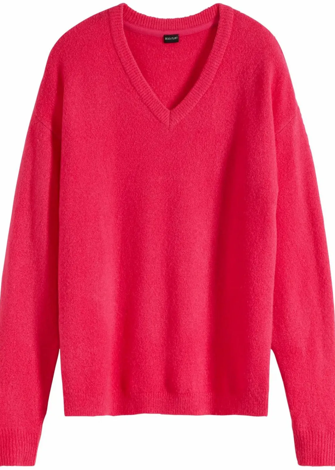 bonprix Pullover & Strickjacken|Bekleidung·Jeans^Oversize-Strick-Pullover dunkelpink