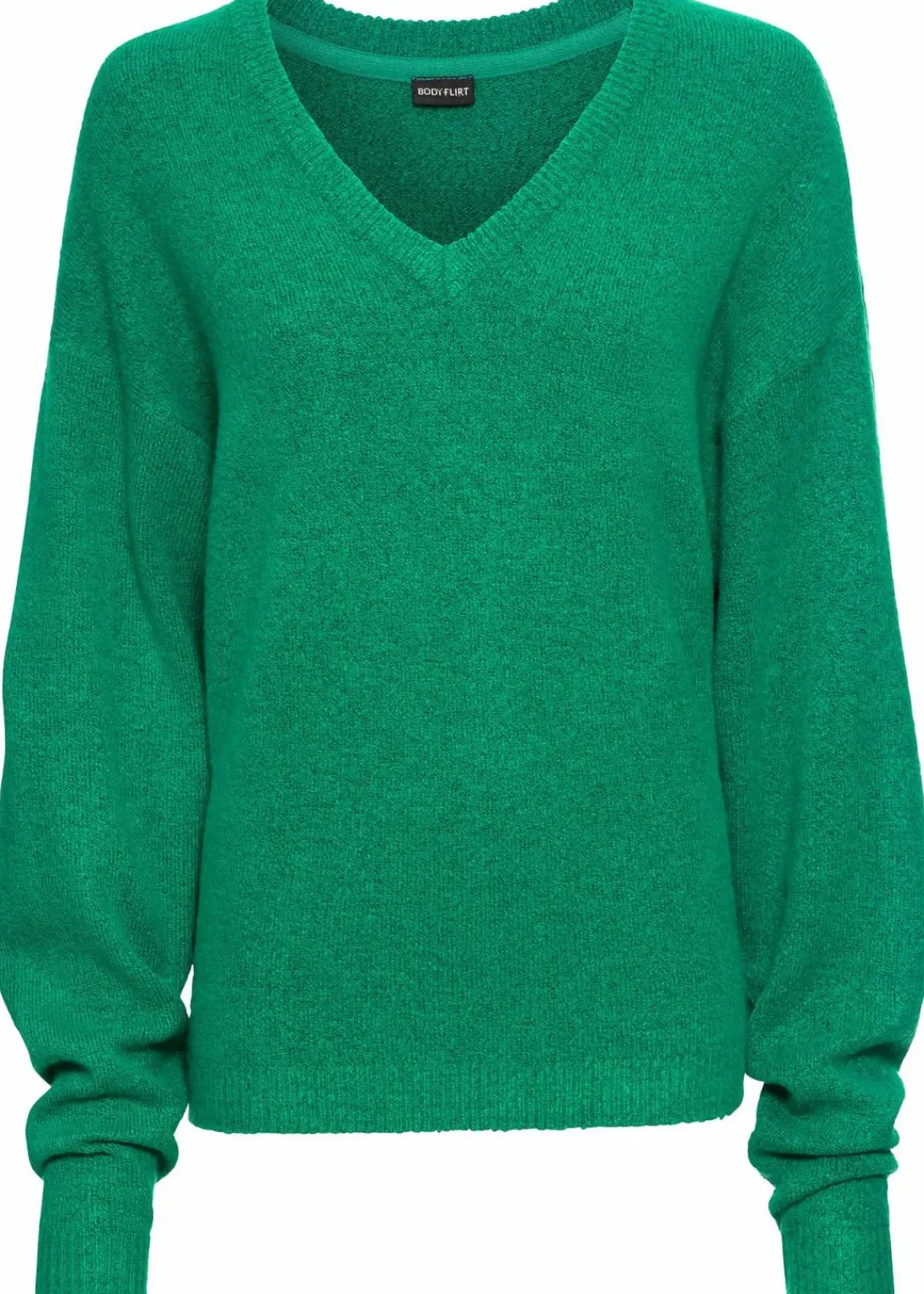 bonprix Bekleidung·Umstandsmode|Strickmode^Oversize-Strick-Pullover minzegrün meliert