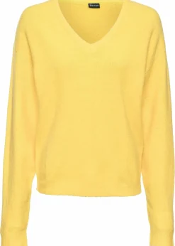 bonprix Pullover & Strickjacken|Bekleidung·Jeans^Oversize-Strick-Pullover maisgelb
