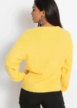 bonprix Pullover & Strickjacken|Bekleidung·Jeans^Oversize-Strick-Pullover maisgelb