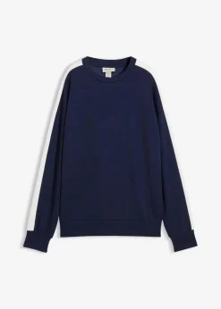 bonprix Bekleidung·Blusen & Tuniken|Zweiteiler & Sets^Oversize-Sweatshirt blau