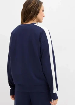 bonprix Bekleidung·Blusen & Tuniken|Zweiteiler & Sets^Oversize-Sweatshirt blau