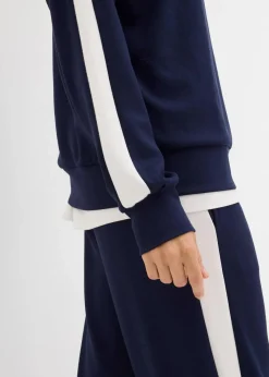 bonprix Bekleidung·Blusen & Tuniken|Zweiteiler & Sets^Oversize-Sweatshirt blau