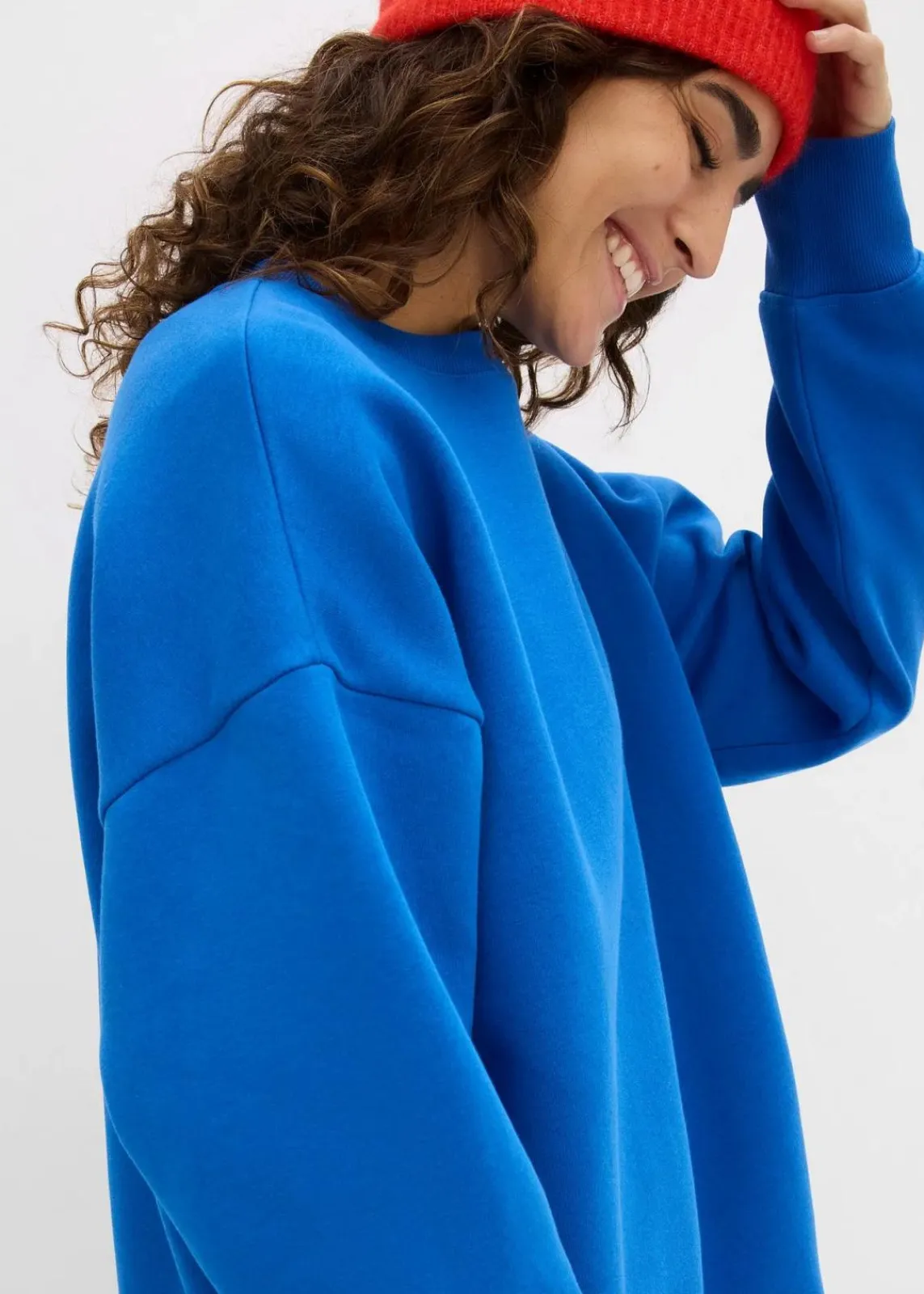 bonprix Sweat|Basics^Oversize-Sweatshirt arktikblau