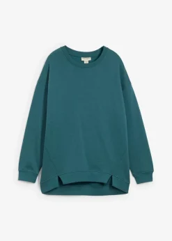 bonprix Sweat|Nachhaltigere Materialien^Oversize-Sweatshirt pfeffergrün