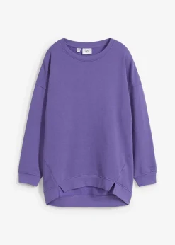 bonprix Sweat|Nachhaltigere Materialien^Oversize-Sweatshirt hyazinthenlila