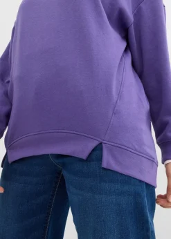 bonprix Sweat|Nachhaltigere Materialien^Oversize-Sweatshirt hyazinthenlila