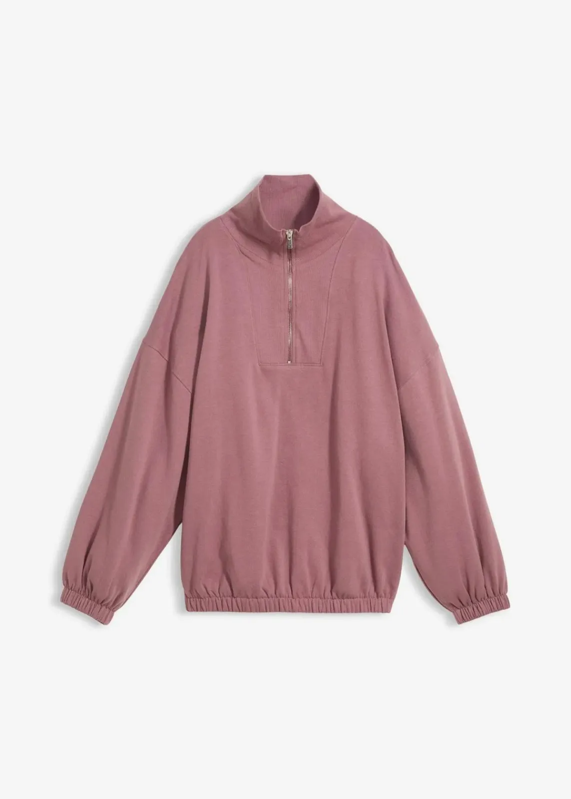 bonprix Bekleidung·Blusen & Tuniken|Sweat^Oversize-Sweatshirt aus Bio-Baumwolle matt violett