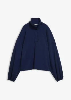 bonprix Sweat|Bekleidung·Blusen & Tuniken^Oversize-Sweatshirt aus Scuba dunkelblau