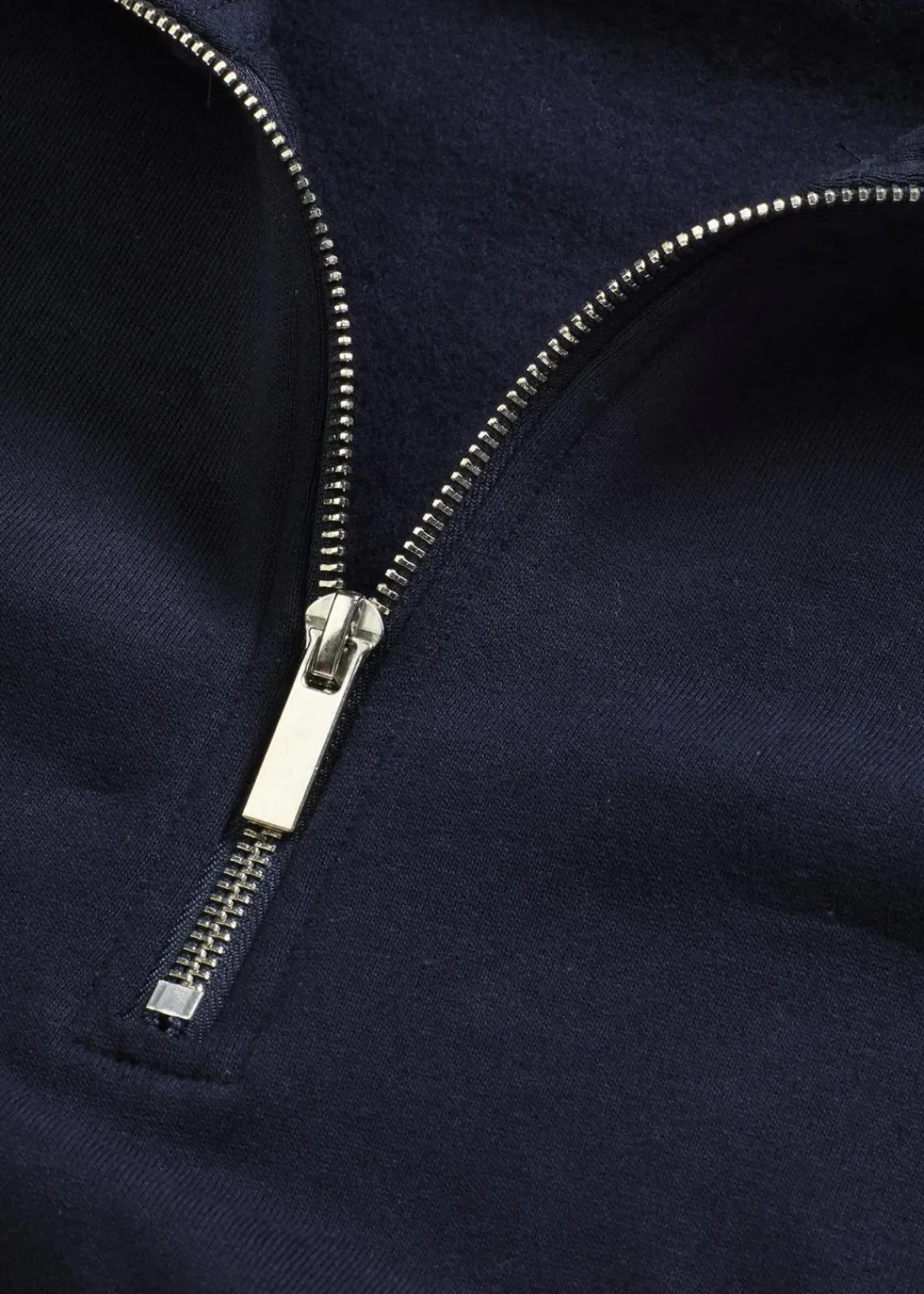 bonprix Nachhaltigere Materialien^Oversize-Sweatshirt mit Reißverschluss dunkelblau