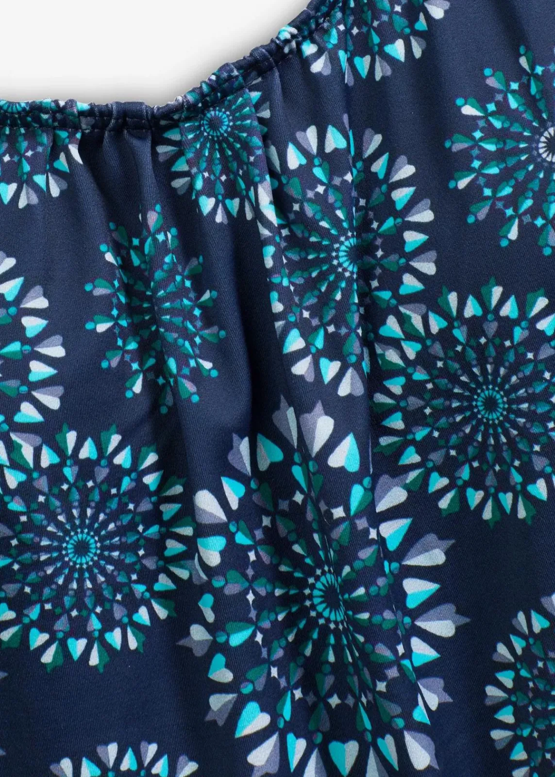 bonprix Nachhaltigere Materialien|Tankinis^Oversize-Tankini mit breiten Trägern (2-tlg.Set) mitternachtsblau graphisch bedruckt