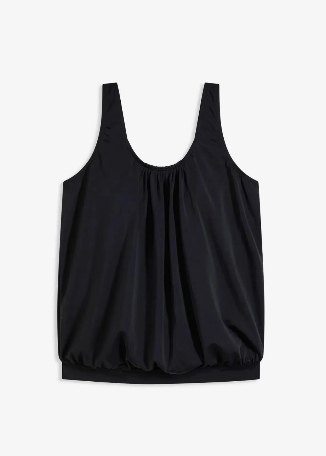 bonprix Nachhaltigere Materialien|Bademode·Tankinis^Oversize-Tankinioberteil in Ballonform schwarz