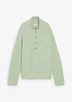 bonprix Bekleidung·Umstandsmode|Strickmode^Oversize-Wollpullover mit Alpaka softsalbei