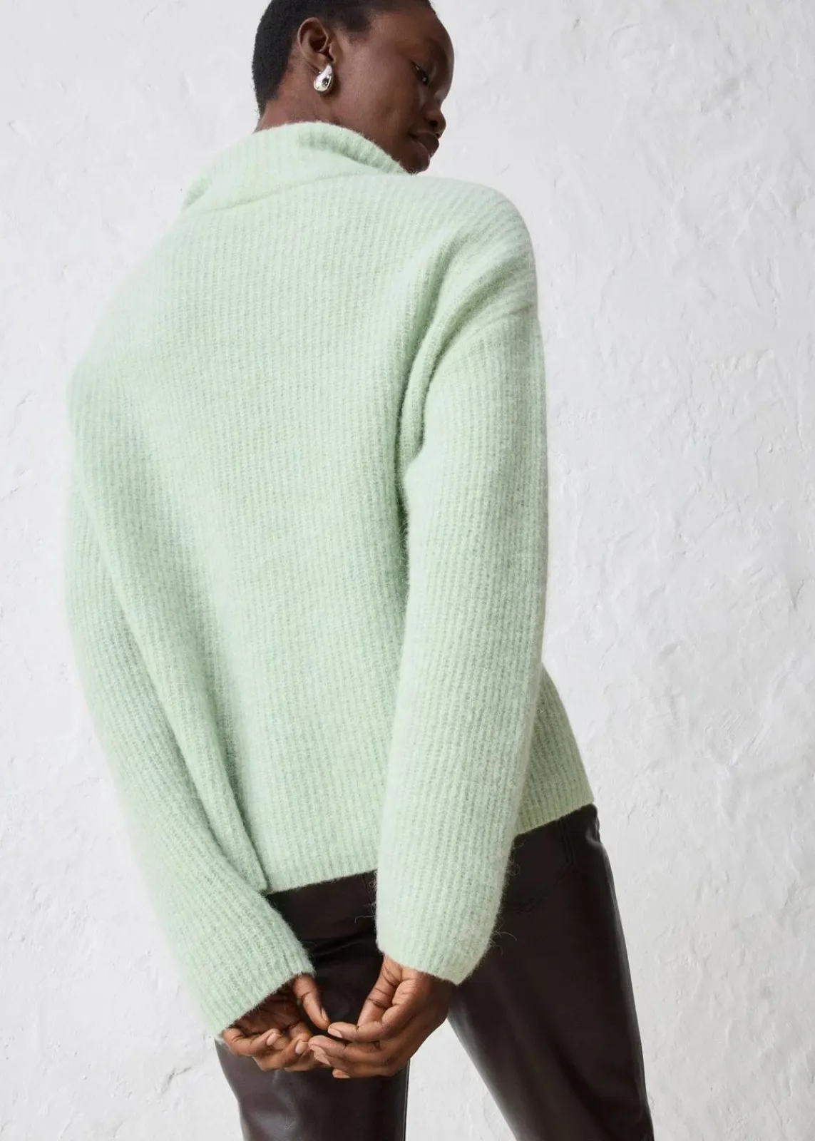 bonprix Bekleidung·Umstandsmode|Strickmode^Oversize-Wollpullover mit Alpaka softsalbei