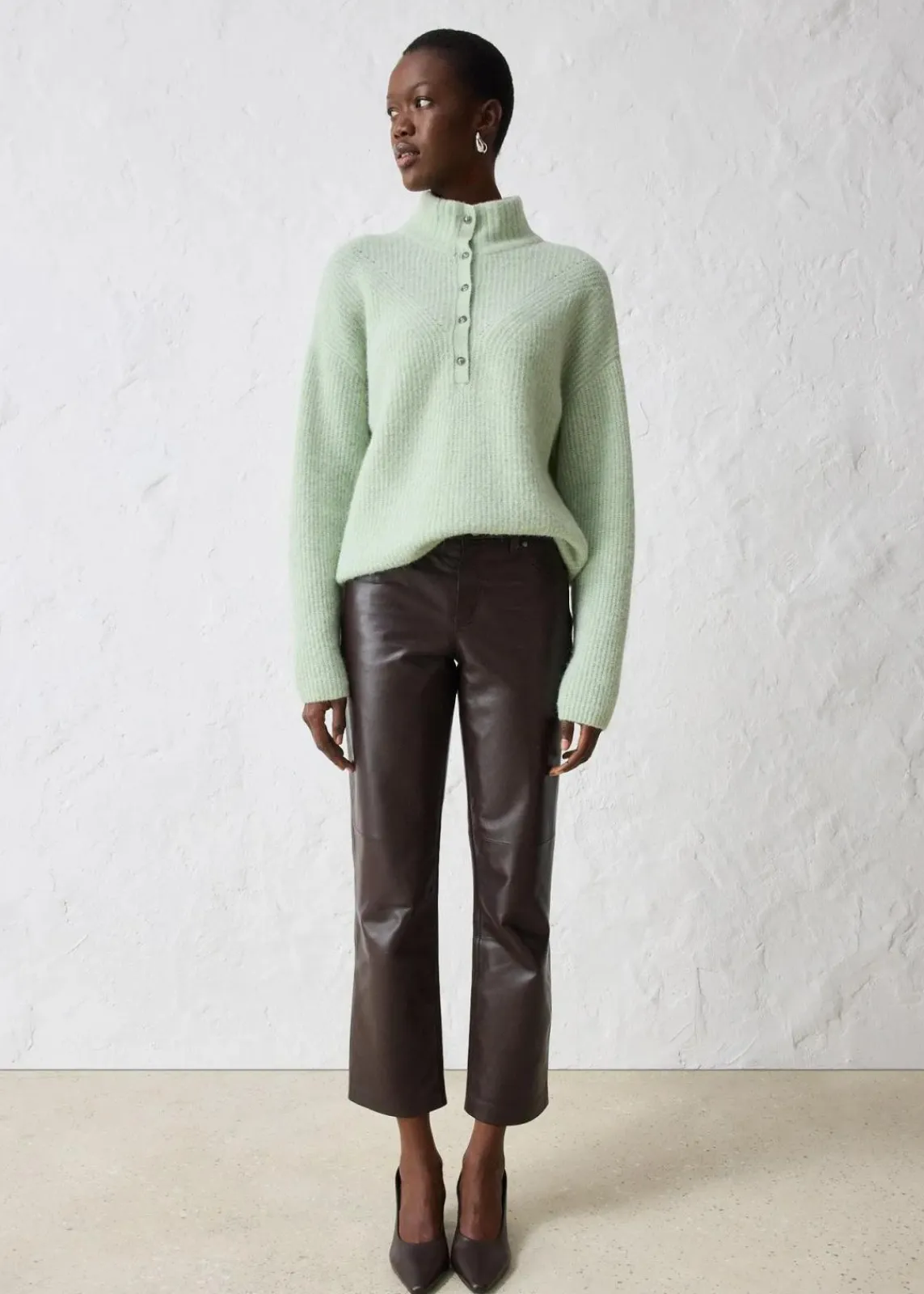 bonprix Bekleidung·Umstandsmode|Strickmode^Oversize-Wollpullover mit Alpaka softsalbei