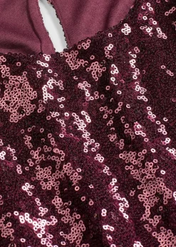 bonprix Shirts & Tops^Pailletten-Langarmshirt weinrot