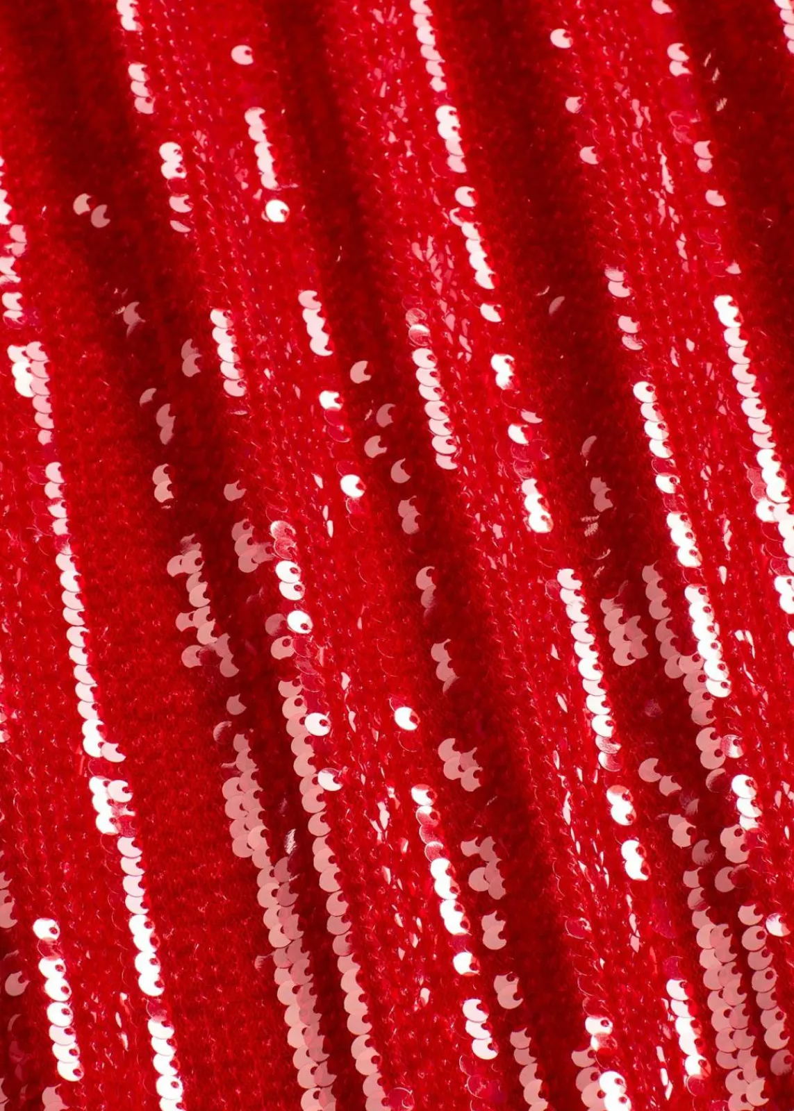 bonprix Röcke|Bekleidung·Sportbekleidung^Pailletten-Midirock chillirot
