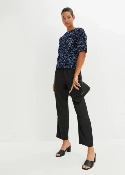 bonprix Shirts & Tops^Pailletten-Shirt schwarz/pink/türkis