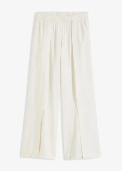 bonprix Bekleidung·Kleider|Hosen^Palazzo-Hose naturbeige