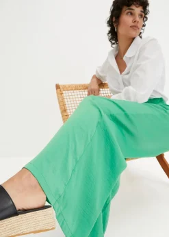 bonprix Hosen|Bekleidung·Kleider^Palazzo-Hose opalgrün