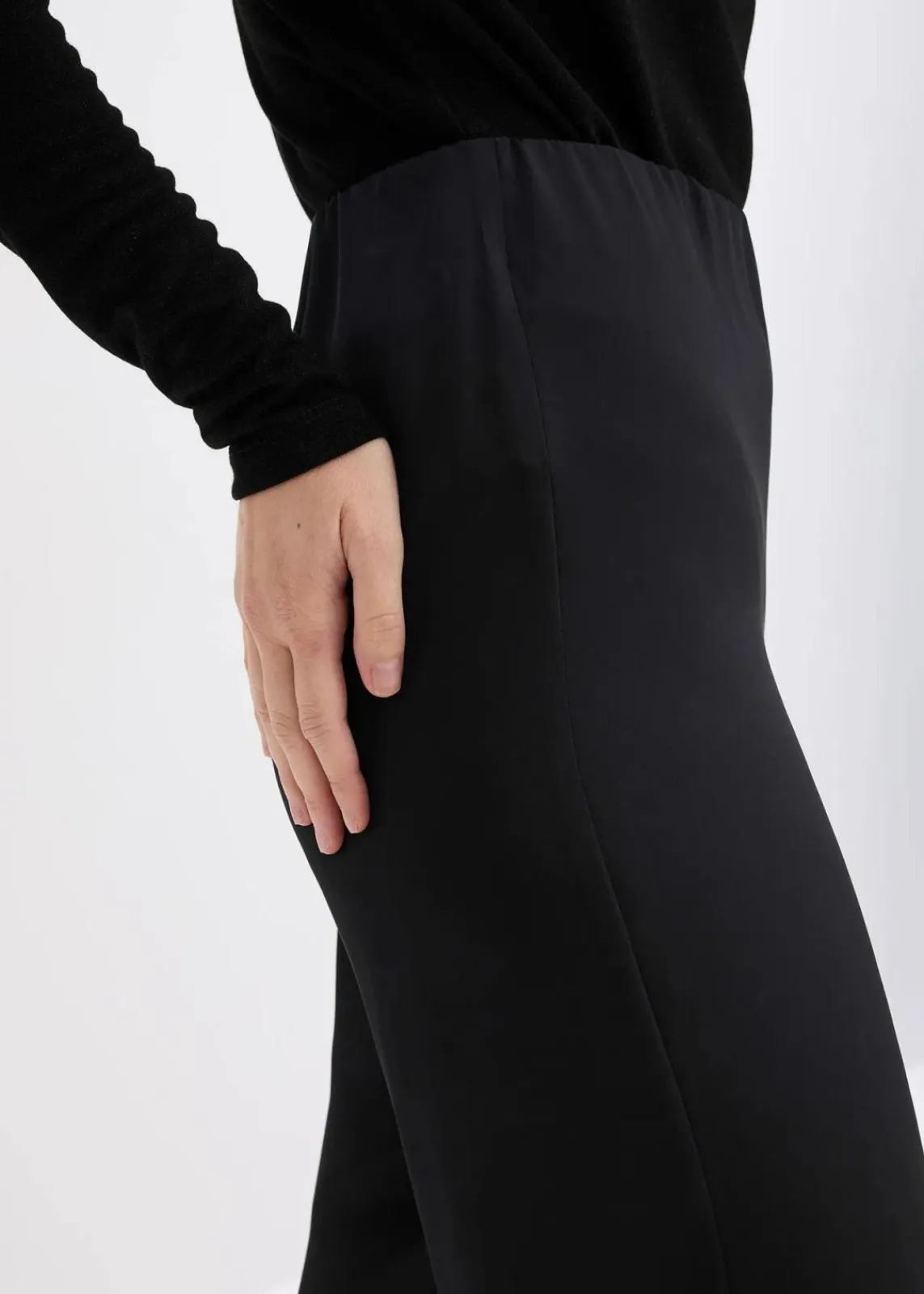 bonprix Bekleidung·Kleider|Hosen^Palazzo-Hose schwarz