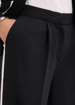 bonprix Bekleidung·Kleider|Hosen^Palazzo-Hose schwarz/weiß