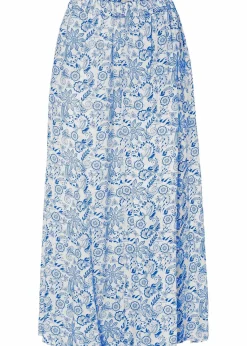bonprix Bekleidung·Kleider|Hosen^Palazzo-Hose weiß/blau paisley