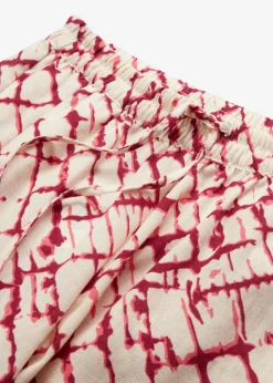 bonprix Nachhaltigere Materialien|Hosen^Palazzo-Hose violett/natur batik