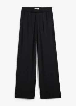 bonprix Bekleidung·Kleider|Hosen^Palazzo-Hose aus bequemen Punto di Roma schwarz