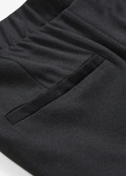 bonprix Bekleidung·Kleider|Hosen^Palazzo-Hose aus bequemen Punto di Roma schwarz