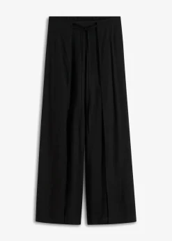bonprix Bekleidung·Kleider|Hosen^Palazzo-Hose aus feiner Viskose schwarz