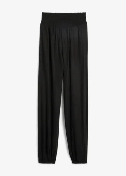 bonprix Bekleidung·Kleider|Hosen^Palazzo-Hose aus fließender Viskose schwarz
