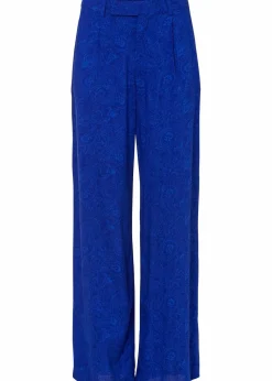 bonprix Bekleidung·Kleider|Hosen^Palazzo-Hose aus fließender Viskose blau