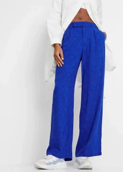 bonprix Bekleidung·Kleider|Hosen^Palazzo-Hose aus fließender Viskose blau