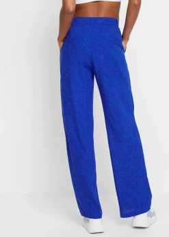 bonprix Bekleidung·Kleider|Hosen^Palazzo-Hose aus fließender Viskose blau