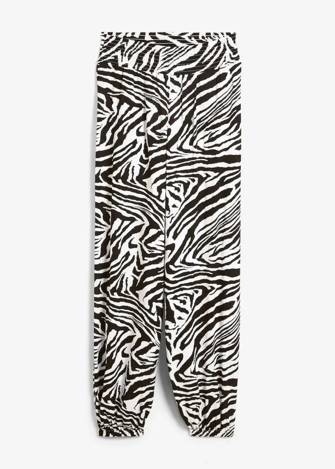 bonprix Nachhaltigere Materialien|Hosen^Palazzo-Hose aus fließender Viskose schwarz zebra bedruckt