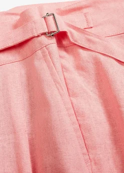 bonprix Hosen|Bekleidung·Kleider^Palazzo-Hose aus leichtem Leinen-Mix softrosa