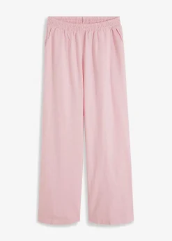 bonprix Hosen|Bekleidung·Kleider^Palazzo-Hose aus Leinen teerose