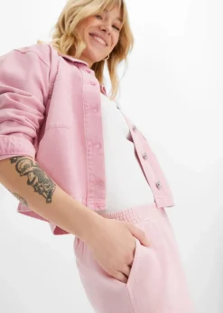 bonprix Hosen|Bekleidung·Kleider^Palazzo-Hose aus Leinen teerose