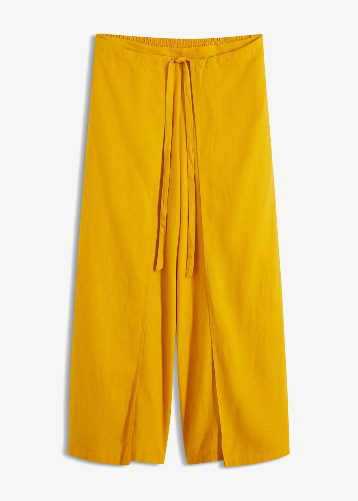 bonprix Bekleidung·Kleider|Hosen^Palazzo-Hose aus luftigem Leinen-Mix ockergold