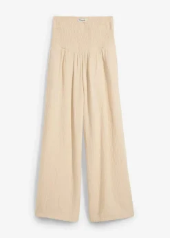 bonprix Hosen^Palazzo-Hose aus Musselin hellsand