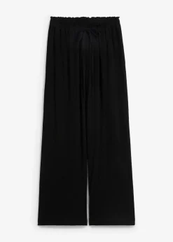 bonprix Bekleidung·Kleider|Hosen^Palazzo-Hose aus reiner Viskose schwarz