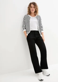 bonprix Bekleidung·Kleider|Hosen^Palazzo-Hose aus reiner Viskose schwarz