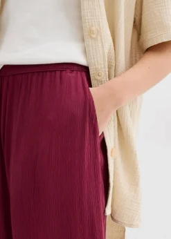 bonprix Nachhaltigere Materialien|Hosen^Palazzo-Hose aus softer Viskose rhododendronrot