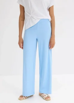 bonprix Bekleidung·Kleider|Hosen^Palazzo-Hose mit Bequembund hellblau