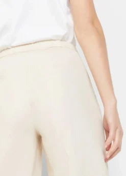 bonprix Bekleidung·Kleider|Hosen^Palazzo-Hose mit Leinen sandbeige