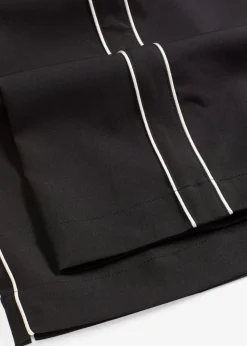 bonprix Bekleidung·Kleider|Hosen^Palazzo-Hose mit Zierstreifen schwarz