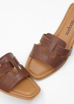 bonprix Sommerschuhe^Pantoletten braun